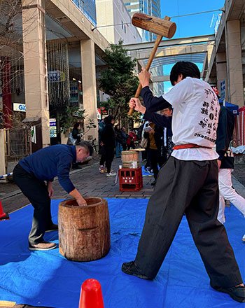 「相模大野　新春＆新成人 お祝い餅つき」
